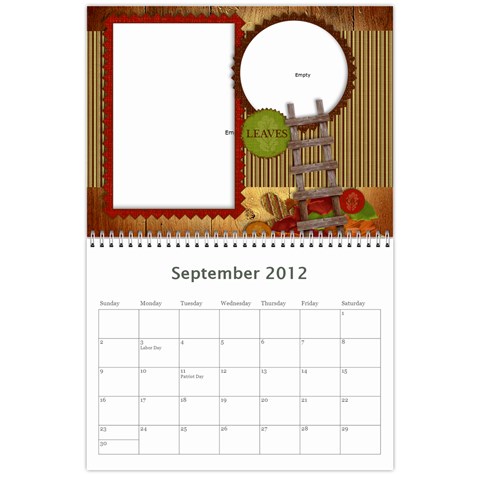 2012 Calendar By Monica Weber Sep 2012