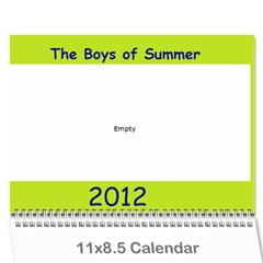 calendar12 - Wall Calendar 11  x 8.5  (12-Months)
