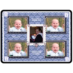 Flutter bear, dark blue baby boys blanket - 80 x 56 Fleece Blanket (Large) Flutter bear, dark blue baby boys blanket - 80 x 56 Fleece Blanket (Large)