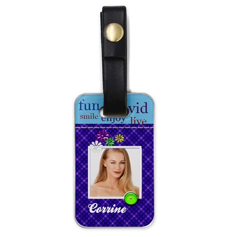 Dare To Have Fun Luggage Tag By Happylemon Front