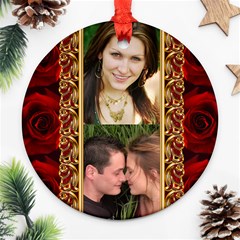 Love and Roses round Ornament - Ornament (Round)