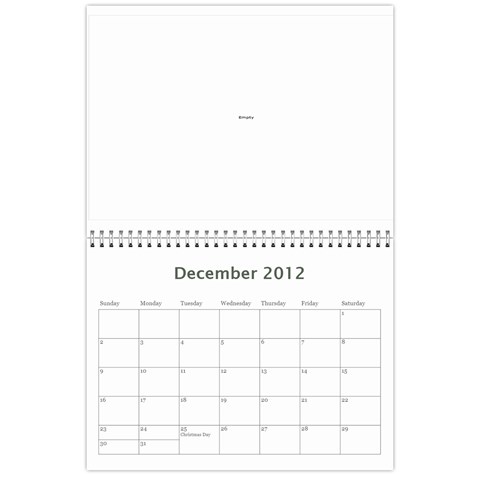 New Calendar 2012 By Helen Dec 2012