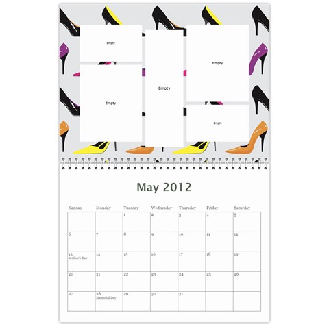New Calendar 2012 By Helen May 2012