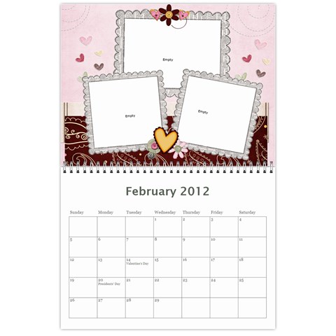2012 Calendar By Karen Betancourt Feb 2012