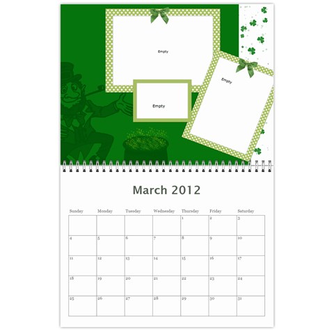 2012 Calendar By Karen Betancourt Mar 2012