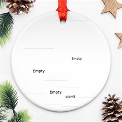 joyous2_ornament2sides - Round Ornament (Two Sides)