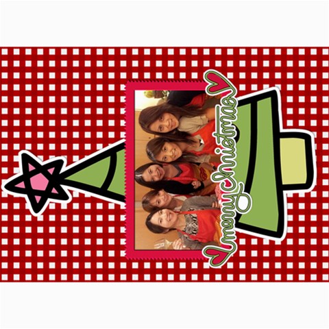 Xmas By Tammy 7 x5  Photo Card - 26