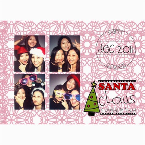 Xmas By Tammy 7 x5  Photo Card - 32