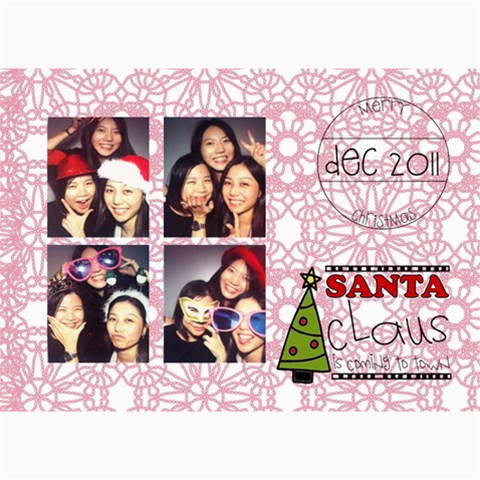 Xmas By Tammy 7 x5  Photo Card - 33