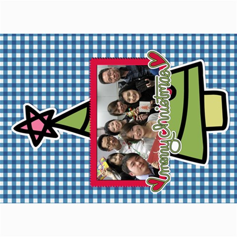 Xmas By Tammy 7 x5  Photo Card - 35