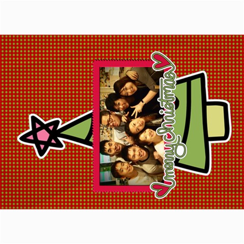 Xmas By Tammy 7 x5  Photo Card - 5