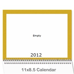 2012 Calendar - Wall Calendar 11  x 8.5  (12-Months)