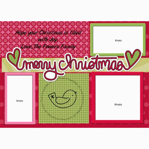 2011 Christmascard By Linnell Fowers 7 x5  Photo Card - 3