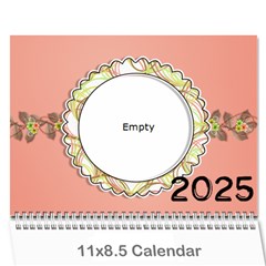 2025 Happy Family 11x8.5 - Wall Calendar 11  x 8.5  (12-Months)