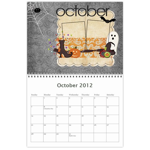 Calendar By Lenette Oct 2012