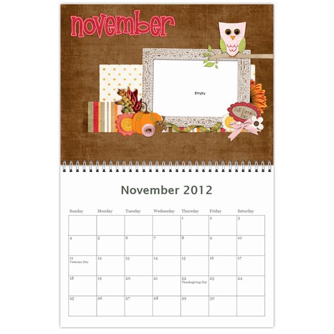 Calendar By Lenette Nov 2012