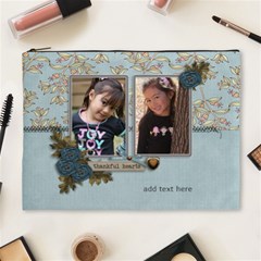 Cosmetic Bag (XL): Thankful Hearts Cosmetic Bag (XL): Thankful Hearts
