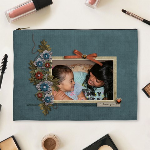 Cosmetic Bag (xl): Thankful 9 By Jennyl Front