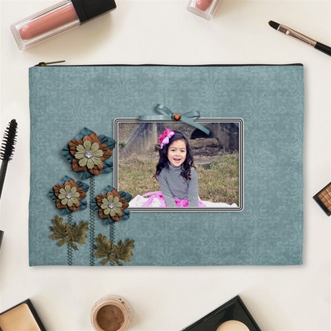 Cosmetic Bag (xl): Thankful 14 By Jennyl Front