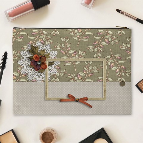 Cosmetic Bag (xl): Thankful 18 By Jennyl Back