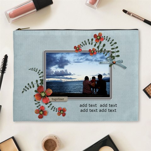 Cosmetic Bag (xl): Thankful 33 By Jennyl Front