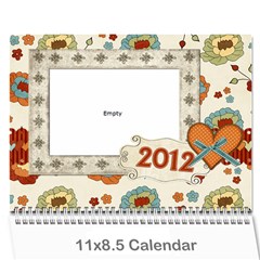 calendar - Wall Calendar 11  x 8.5  (12-Months)