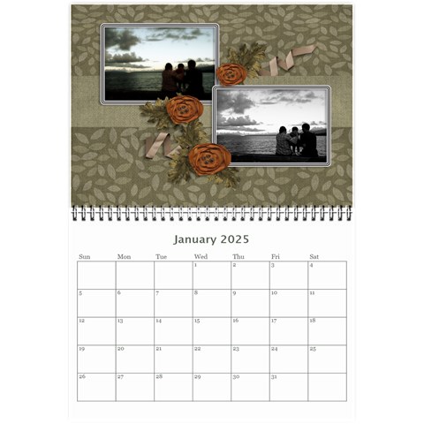 Wall Calendar 8 5 X 6: Cherished Memories By Jennyl Jan 2025