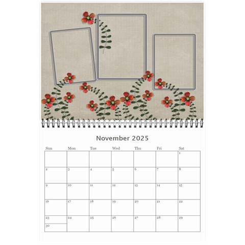 Wall Calendar 8 5 X 6: Cherished Memories By Jennyl Nov 2025