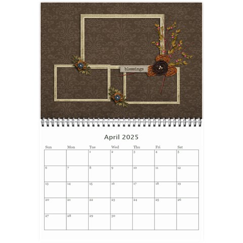 Wall Calendar 8 5 X 6: Cherished Memories By Jennyl Apr 2025