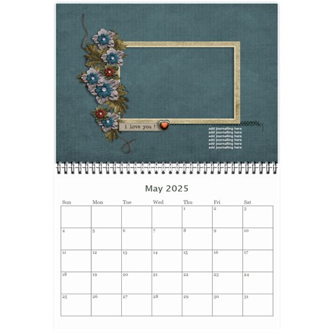 Wall Calendar 8 5 X 6: Cherished Memories By Jennyl May 2025