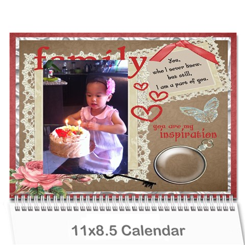2011 Calendar By Quyen Hue Huynh Cover