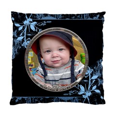 Blue Floral Cushion Case (1 Sided) (5 styles) - Standard Cushion Case (One Side) Blue Floral Cushion Case (1 Sided) (5 styles) - Standard Cushion Case (One Side)