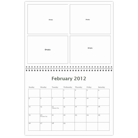 2012 Mom Calendar By Ac Feb 2012