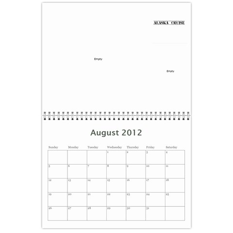 2012 Mom Calendar By Ac Aug 2012