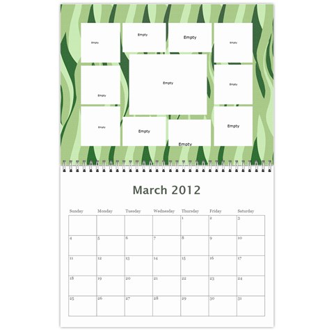 Calendar 2012 This Is It By Bertie Mar 2012