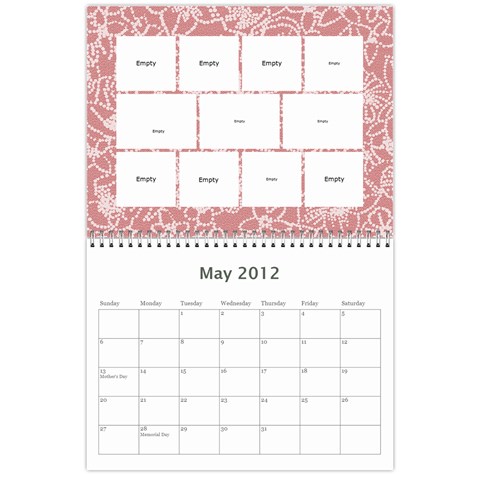 Calendar 2012 This Is It By Bertie May 2012