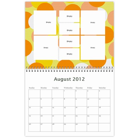 Calendar 2012 This Is It By Bertie Aug 2012