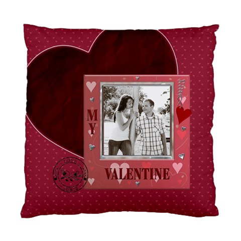My Valentine Cushion Case (1 Sided) By Lil Front