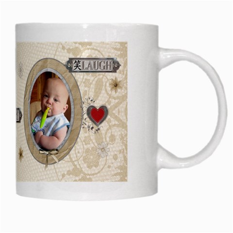 Live Love Laugh Mug By Lil Right