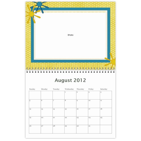 Calendario Luis By Edna Aug 2012