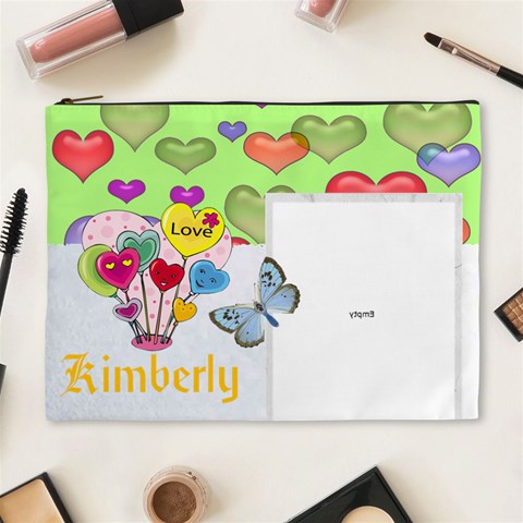 Heart Make Up Bag By Jolene Front