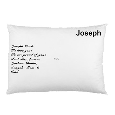 Joseph By Kunsoon Park 26.62 x18.9  Pillow Case