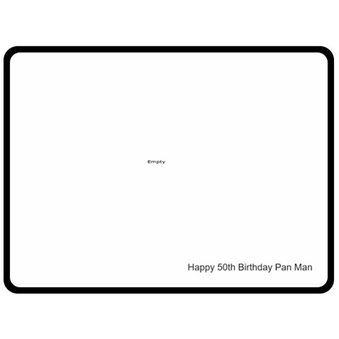 Dave By Pat 80 x60  Blanket Front