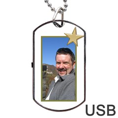 Military Love (2 Sided) Dog Tag Usb