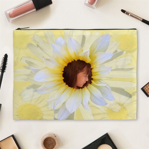 Daisy Xl Cosmetic Bag By Kim Blair Front