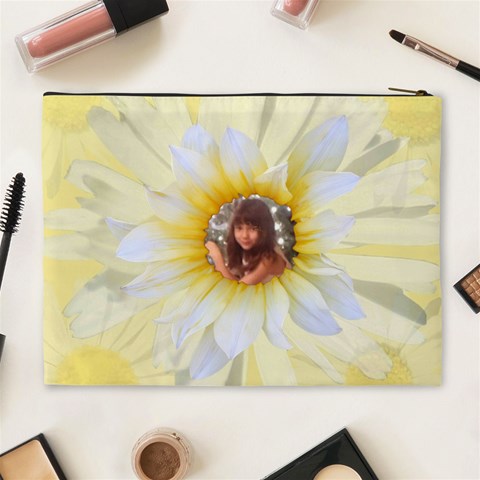 Daisy Xl Cosmetic Bag By Kim Blair Back