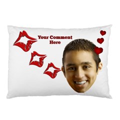 Hearts and Kisses Pillow case Hearts and Kisses Pillow case