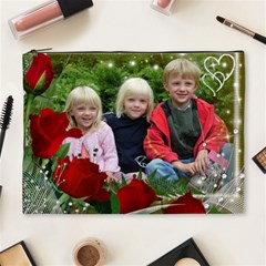 Love red rose XL cosmetic bag - Cosmetic Bag (XL)