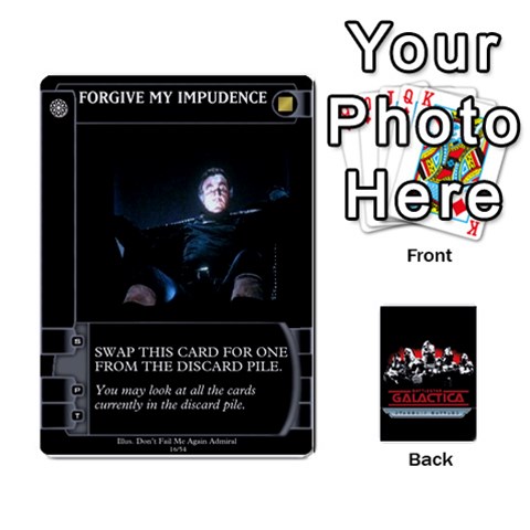 Bsg Ssb Command Cards By Michael Front - Diamond9