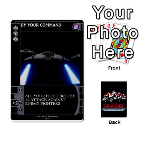 Bsg Ssb Command Cards By Michael Front - Club7